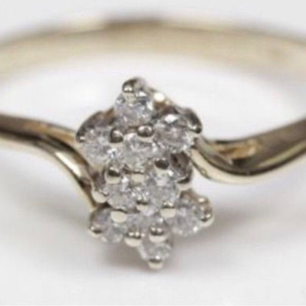 14K Diamond Ring